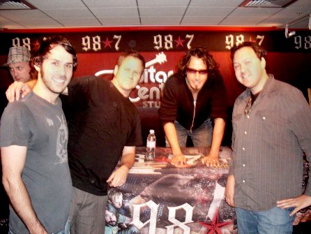 Chad Sands with Chris Cornell and Marco Collins